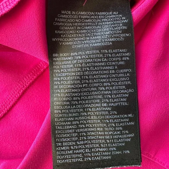 The North Face Womens Small Shorts Pull On Neon Pink Athletic Short Zipper - Picture 7 of 8